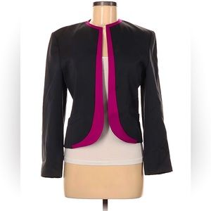 Louis Feraud pink and gray blazer size 6